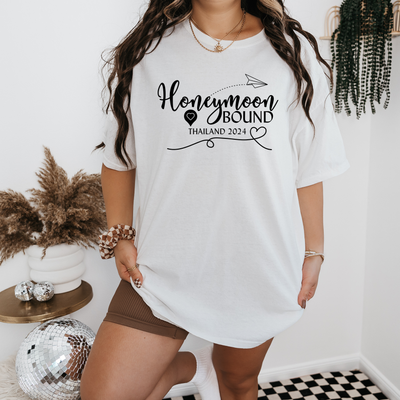 Personalized Wedding Honeymoon Fund Venmo Shirt, Honeymoon Bound Couple Shirt, Custom Gift for Couples, Mr and Mrs Shirts, Gift for Newlywed