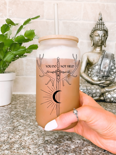 Throne of Glass Mug Tumbler, Inspired Mug, You Do Not Yield Travel Mug, Throne of Glass Cup, ToG Inspired Mug, SJM Inspired Mug