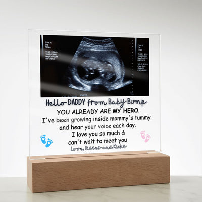 Personalized Daddy To Be From Baby Bump First Father's Day Gift, First Father's Day 2023, New Daddy Gifts