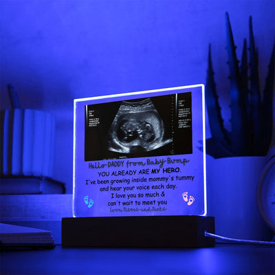 Personalized Daddy To Be From Baby Bump First Father's Day Gift, First Father's Day 2023, New Daddy Gifts