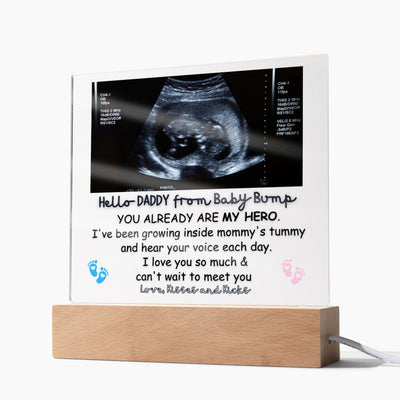 Personalized Daddy To Be From Baby Bump First Father's Day Gift, First Father's Day 2023, New Daddy Gifts