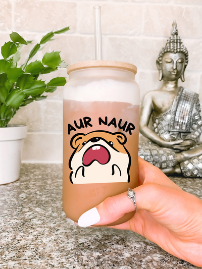 Aur Naur Travel Mug with handle, Funny Raccoon Mug, Animal Coffee Mug, Gag Gifts for Best Friend, Coworker Christmas Gift Ideas, Gift for Her