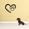 Personalized Puppy Love Name Monogram Metal Sign| Kennel Wall Art| Custom Dog Name Sign,