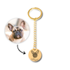 Pet Portrait To My Dog Mama Personalized Memorial Pet Portrait Keychain | Rainbow Bridge Dog Keychain | Loss of Dog Memorial Gift | Dog Loss Gift | Pet KeychainKeychain