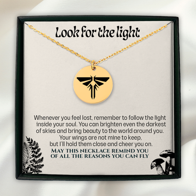 The Last of Us Firefly Personalized Necklace for her, Fireflies Gift For Her, Encouragement Gift, Graduation Gift, Birthday Gift