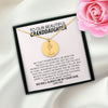 To Our Beautiful Granddaughter Personalized Birth Flower Necklace | Grandparents Gifts for Granddaughter | Customized Birth Flower Pendant