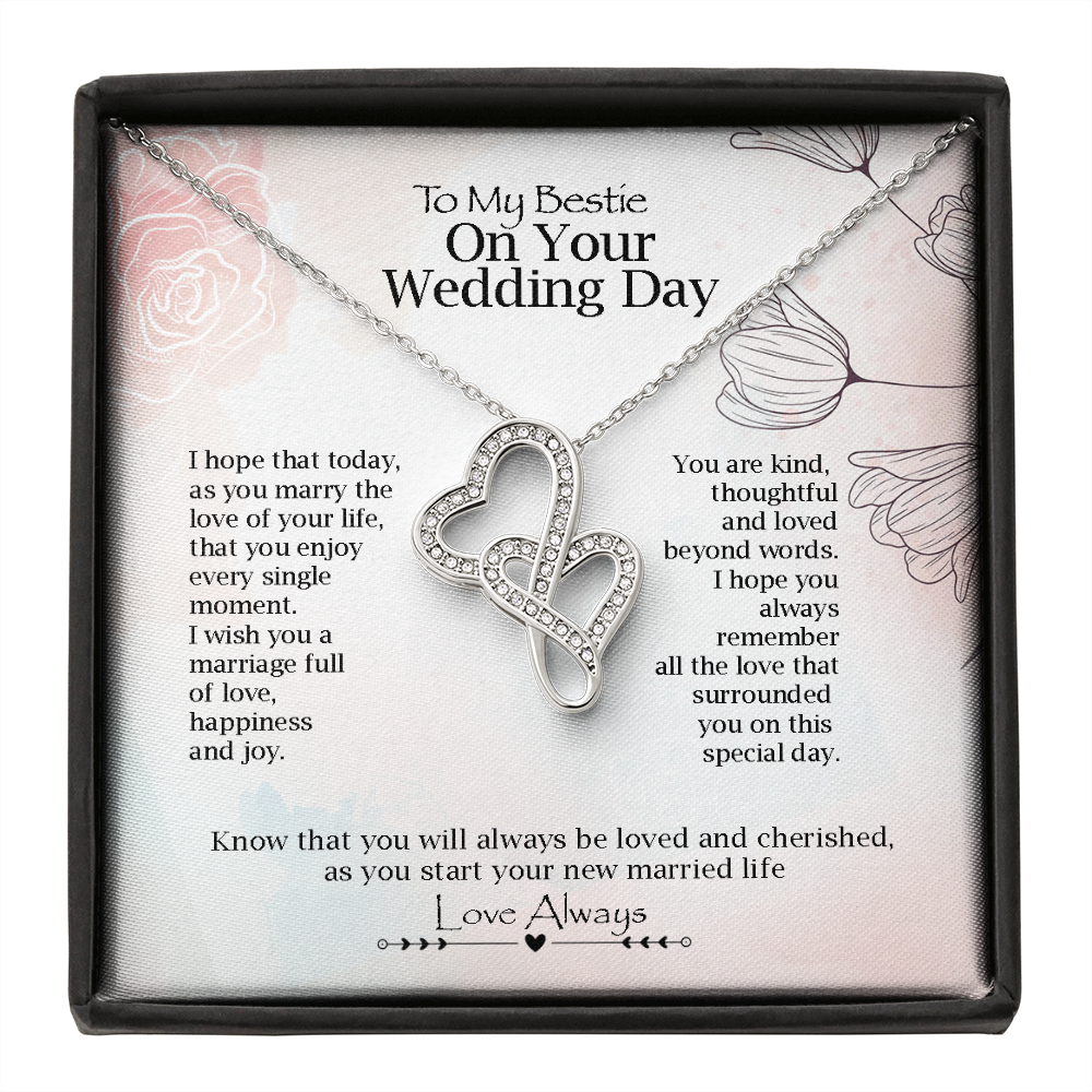 To My Best Friend On Your Wedding Day | Best Friend Wedding Day Gift, Best Friend to Bride Gift, Bride Jewelry Gift
