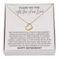 Thank You For All Your Hard Work New Heart Necklace | Retirement Necklace for Women |  Colleagues | Leave Job | Jewelry from Coworkers